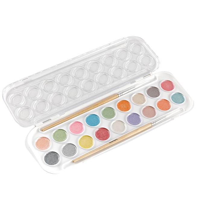Σετ ακουαρέλας 18 χρωμάτων Metallic Watercolor Perfect Travel Watercolor