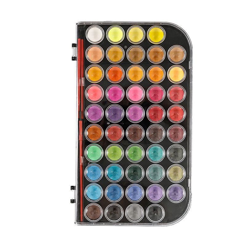 Σετ κέικ 48-color Solid Watercolor για καλλιτέχνες