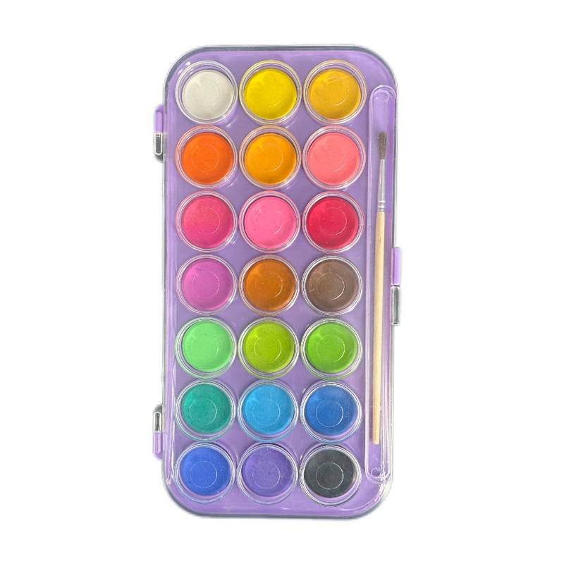 Factory-Direct 21-Color Solid Watercolor Paint Cakes για φοιτητές τέχνης